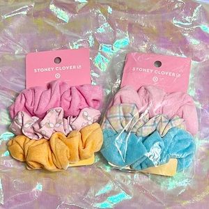 Stoney Clover Lane x Target brand new scrunchies. Listing for both sets.